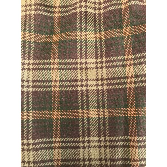 Vintage Pendleton Wool Skirt Size Small 60s Retro Green Plaid Straight A-Line - Picture 4 of 8